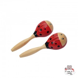 Maracas Ladybird - GOK-61917 - Goki - Percussion instruments - Le Nuage de Charlotte