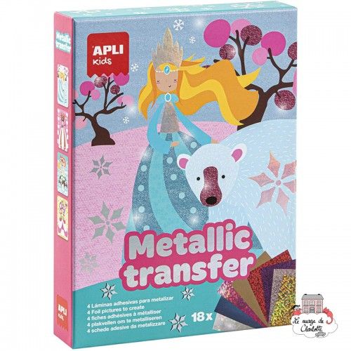 Metallic Transfer Princesses Kit - APL-15267 - APLI - Glitter boards - Le Nuage de Charlotte