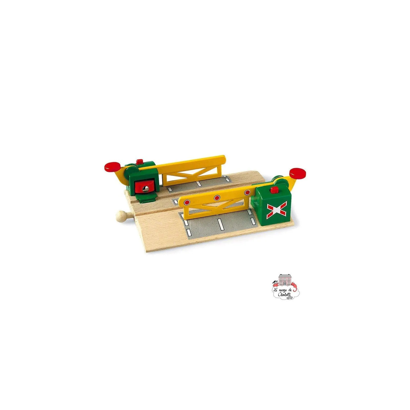 Passage à niveau magnétique - BRI-33750 - Brio - Petits trains en bois - Le Nuage de Charlotte