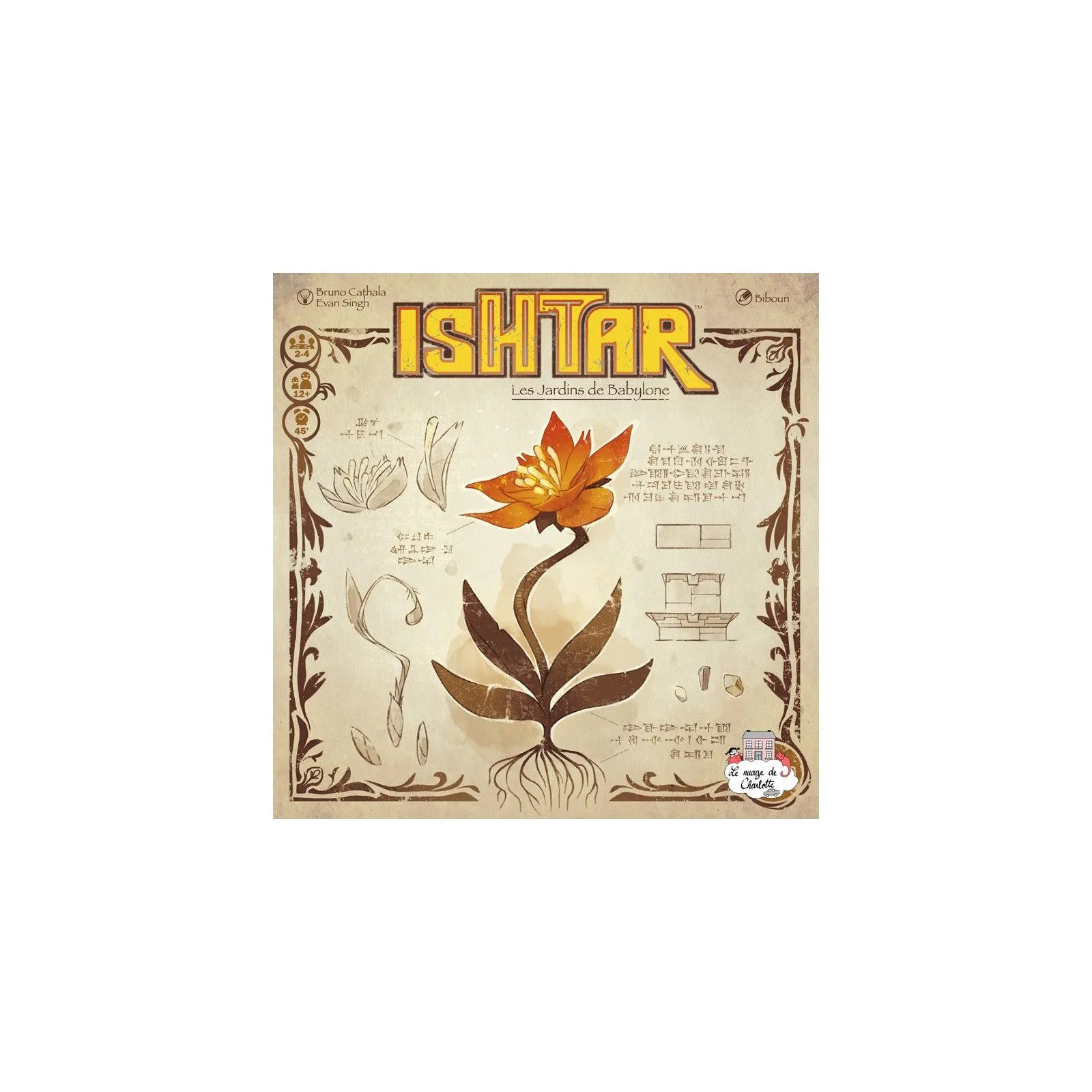 Ishtar : Les jardins de Babylone - IEL-51619 - Iello - Jeux de société - Le Nuage de Charlotte