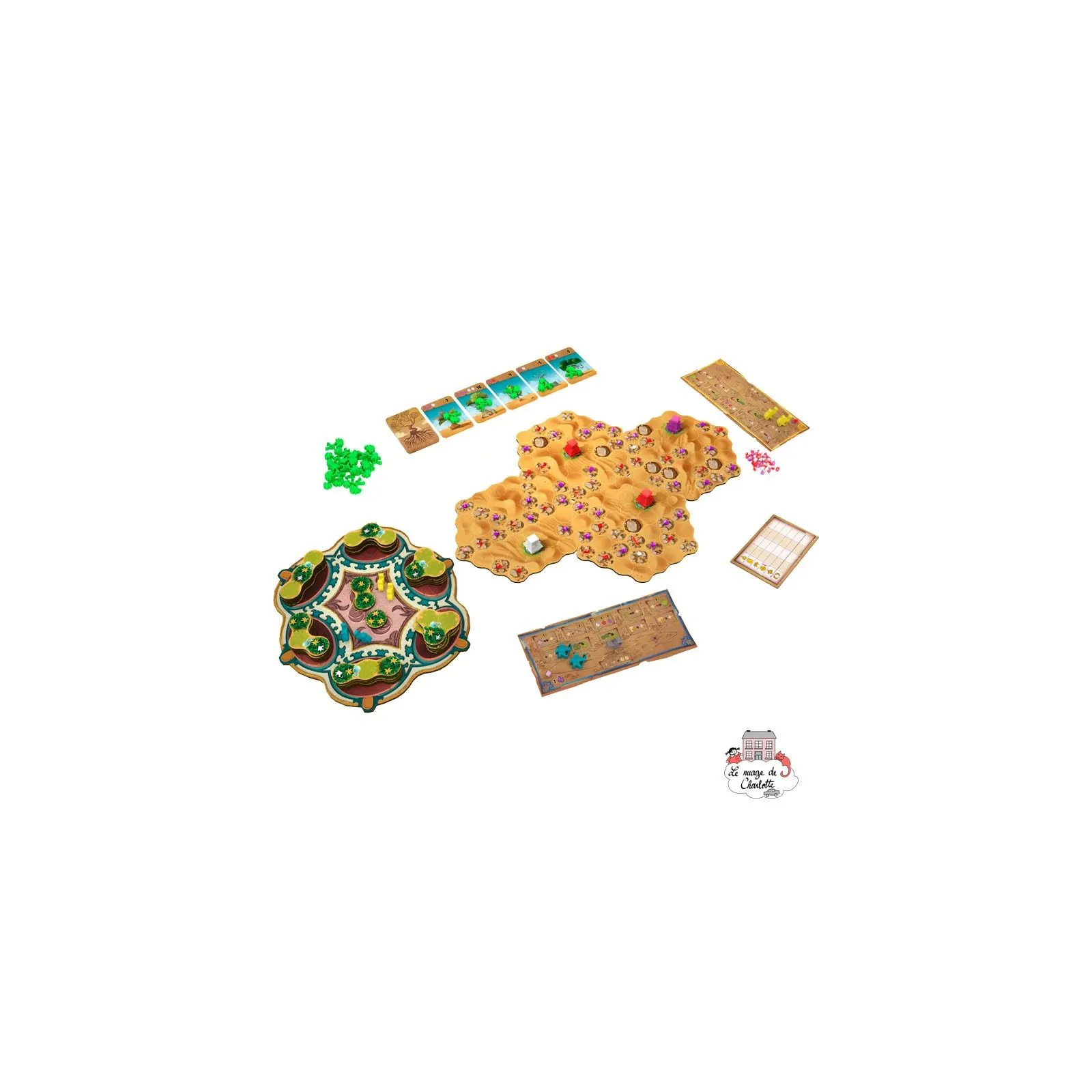 Ishtar : Les jardins de Babylone - IEL-51619 - Iello - Jeux de société - Le Nuage de Charlotte