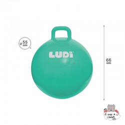 Ludi Blue space hopper XXL - LUD-90104 - JBM - Hopper Balls - Le Nuage de Charlotte