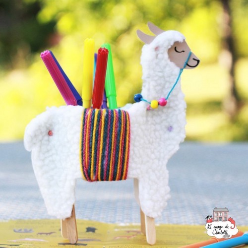 Kit : Un lama au Pérou - LAI-LAMA - L'atelier Imaginaire - Boîtes créative - Le Nuage de Charlotte