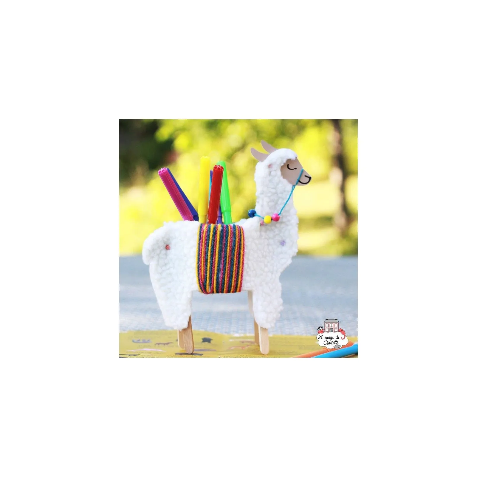 Kit : Un lama au Pérou - LAI-LAMA - L'atelier Imaginaire - Boîtes créative - Le Nuage de Charlotte