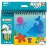 Marine Book Paint with Crayons - APL-15208 - APLI - Drawings and paintings - Le Nuage de Charlotte