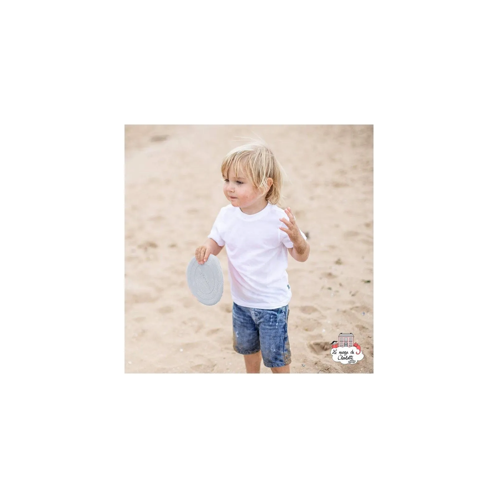 Scrunch Frisbee - Misty Grey - SCRU-FBE87 - Scrunch - Jeux d'éxtérieur - Le Nuage de Charlotte