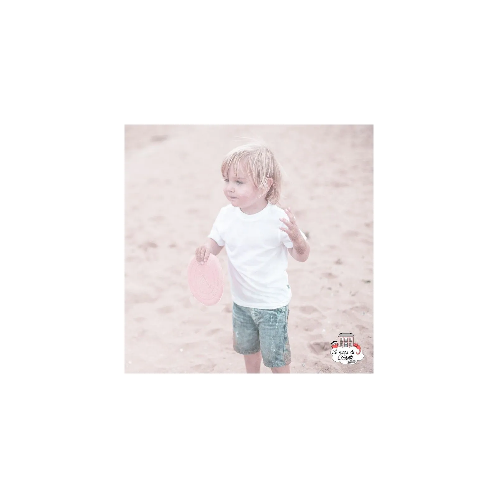 Scrunch Frisbee - Blush Pink - SCRU-FBE88 - Scrunch - Jeux d'éxtérieur - Le Nuage de Charlotte