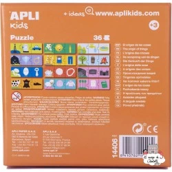 Puzzle L'origine des choses - APL-14406 - APLI - Pour les petits - Le Nuage de Charlotte