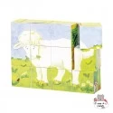 Cube puzzle baby animals - GOK-8657872 - Goki - Wooden Puzzles - Le Nuage de Charlotte