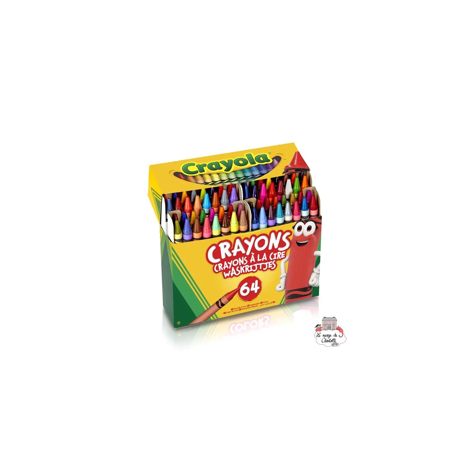 64 Crayons - CRA-52-6448 - Crayola - Pens, pencils, ... - Le Nuage de Charlotte
