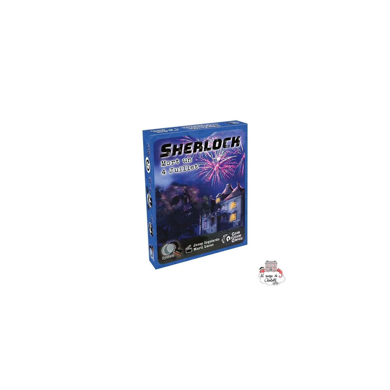 Q System - Sherlock - Mort un 4 Juillet - GAG-Q1-FRb - Geek Attitude Games - Jeux de société - Le Nuage de Charlotte