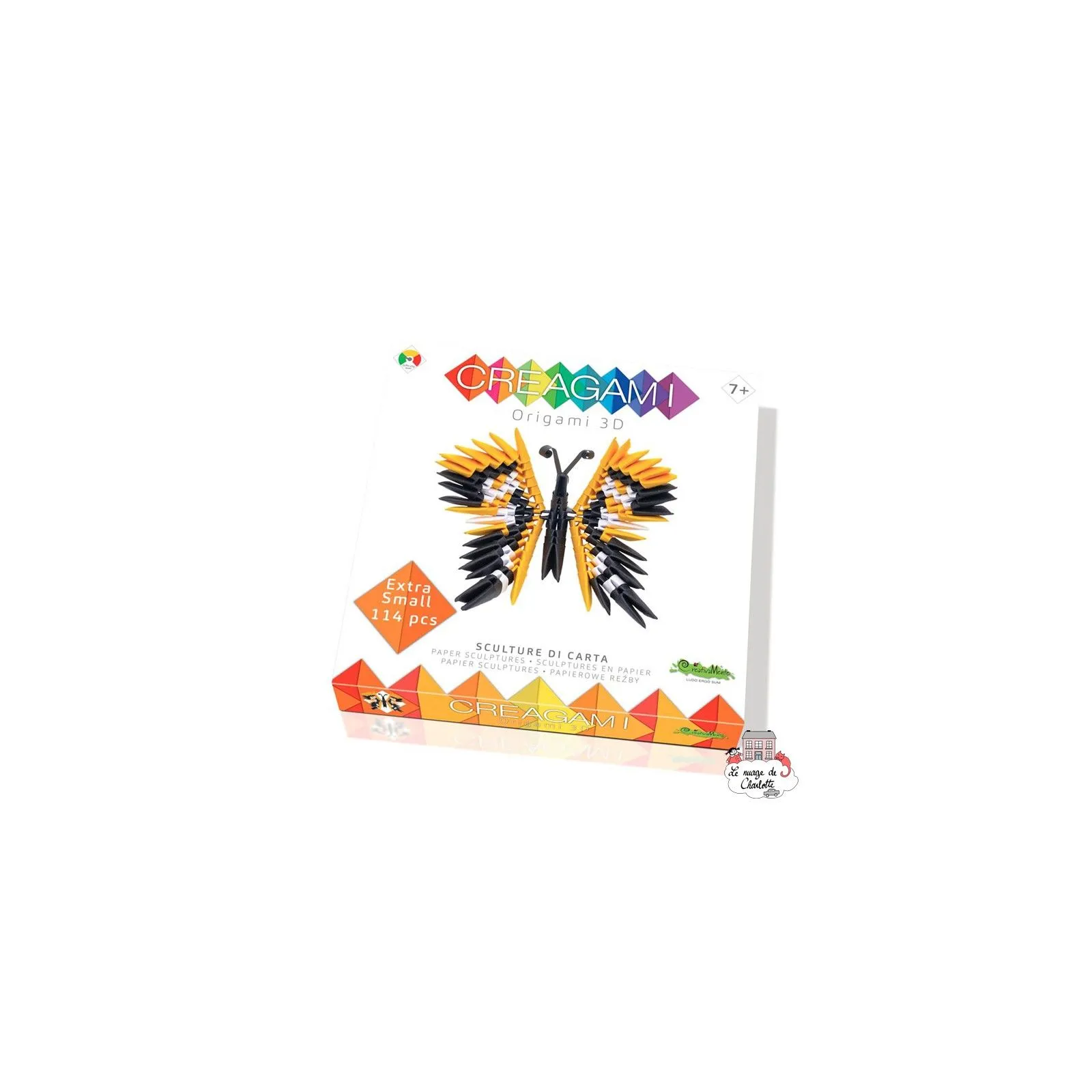 Creagami Papillon XS - CRE-9178703 - CreativaMente - Origami - Le Nuage de Charlotte