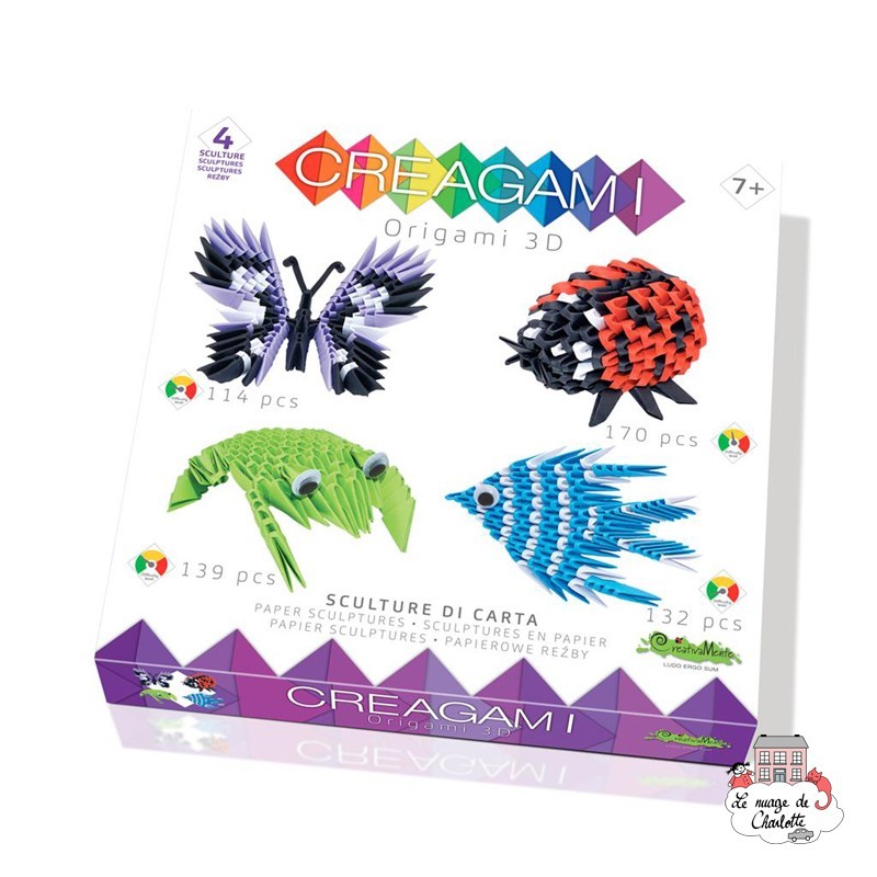 Creagami Kit - CRE-9178731 - CreativaMente - Origami - Le Nuage de Charlotte