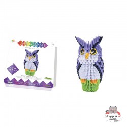 Creagami Owl L - CRE-9178732 - CreativaMente - Origami - Le Nuage de Charlotte