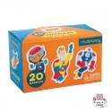 20 magnets Superhero - MUD-9780735345775 - Mudpuppy - Magnets - Le Nuage de Charlotte