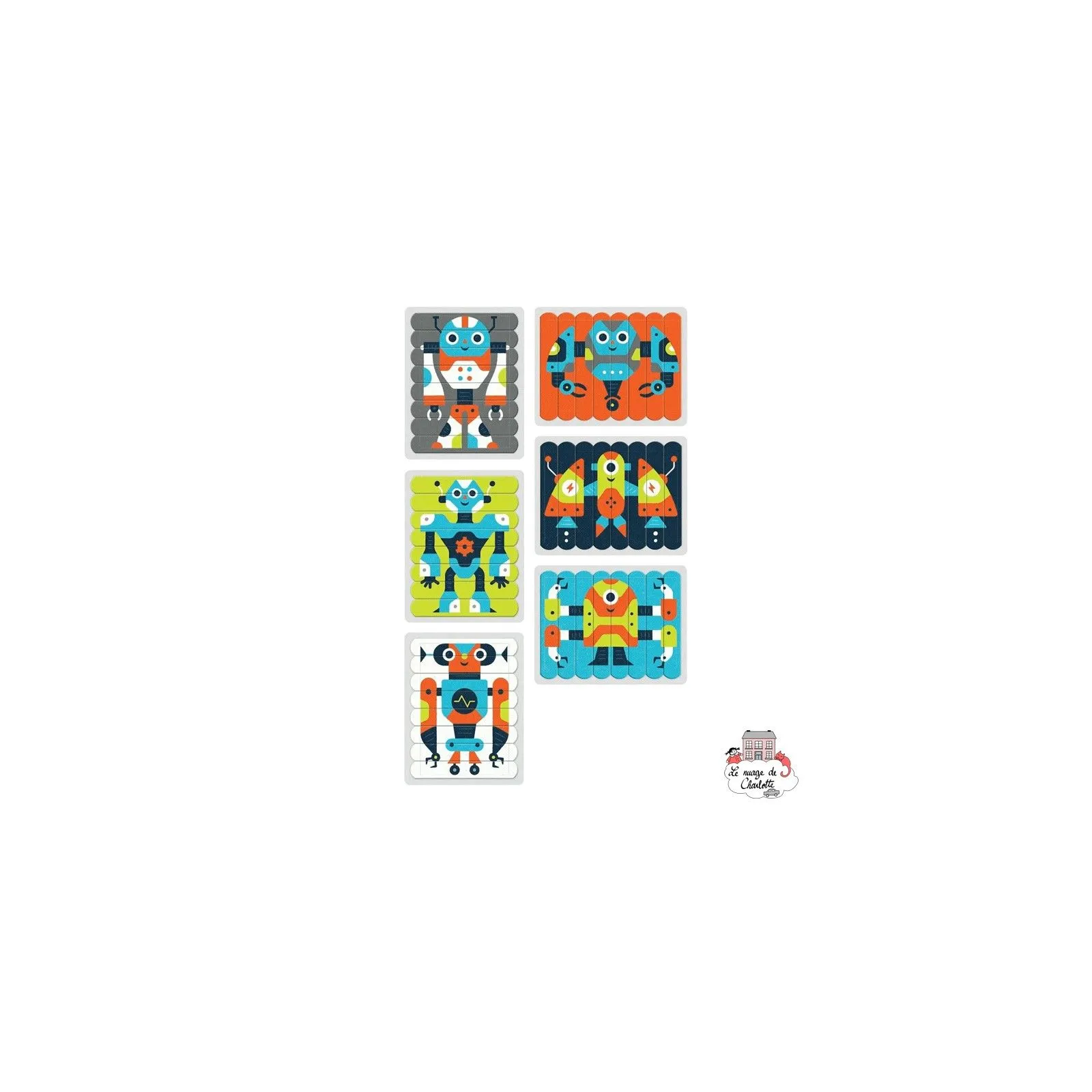 Robotics Lab - Set de puzzles sur plateau - MUD-9780735354005 - Mudpuppy - Puzzles et casse-têtes - Le Nuage de Charlotte