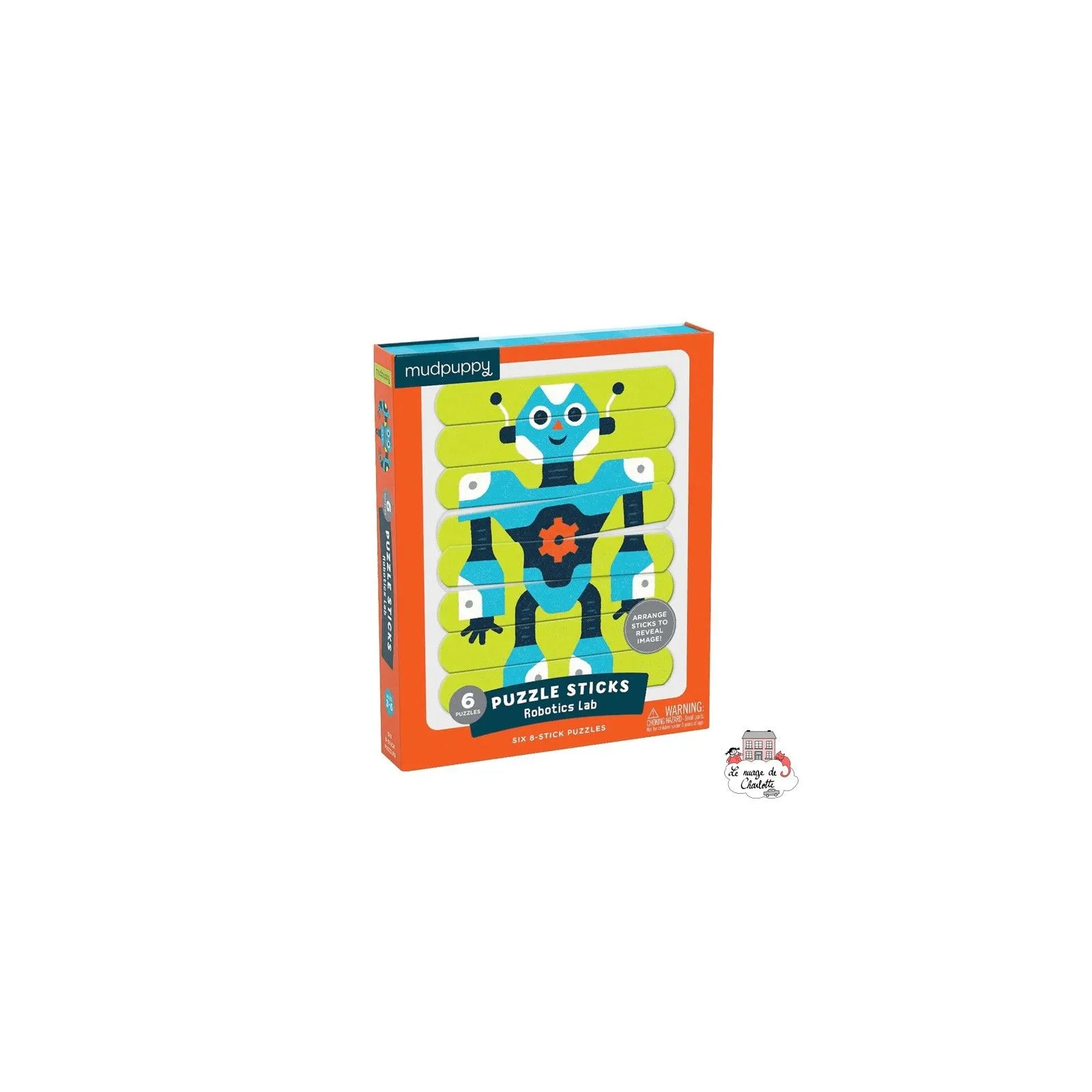 Robotics Lab - Set de puzzles sur plateau - MUD-9780735354005 - Mudpuppy - Puzzles et casse-têtes - Le Nuage de Charlotte