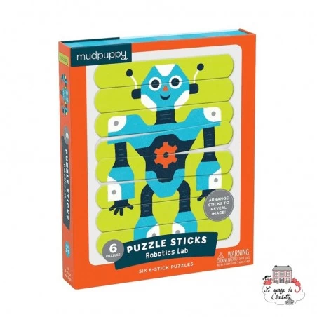 Robotics Lab Puzzle Sticks - MUD-9780735354005 - Mudpuppy - Puzzles - Le Nuage de Charlotte