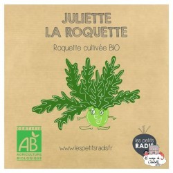 Mini kit de graines BIO de Juliette la roquette - LPR-G031 - Les Petits Radis - Nature et découvertes - Le Nuage de Charlotte