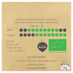 Mini kit de graines BIO de Gaspard la moutarde - LPR-G021 - Les Petits Radis - Nature et découvertes - Le Nuage de Charlotte
