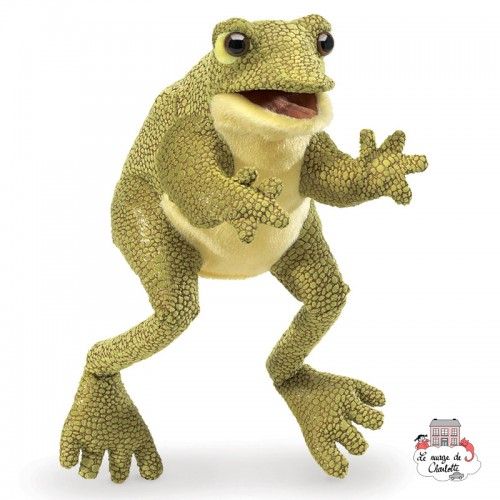 Funny Frog - FLK-3033 - Folkmanis - Hand Puppets - Le Nuage de Charlotte