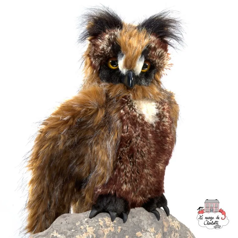 Great Horned Owl - FLK-2403 - Folkmanis - Hand Puppets - Le Nuage de Charlotte