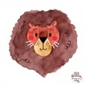 Sioou tatoo Lovely Lion (x5) - SIO-KC16 - Sioou - Tatouages éphémères - Le Nuage de Charlotte