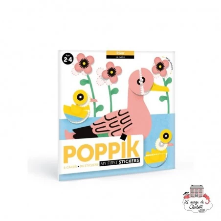 My First Stickers - River - POP-BABY002 - Poppik - Stickers and gommettes - Le Nuage de Charlotte
