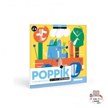 My First Stickers - City - POP-BABY004 - Poppik - Stickers and gommettes - Le Nuage de Charlotte