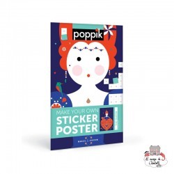 Creative Stickers - Queen of Heart - POP-PIX012 - Poppik - Stickers and gommettes - Le Nuage de Charlotte