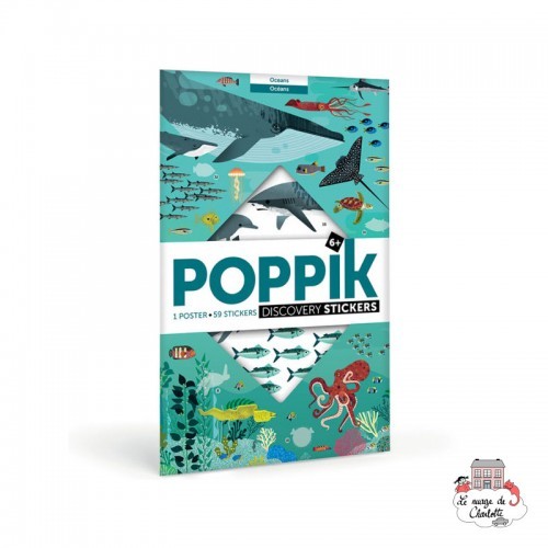 Discovery Stickers - Oceans - POP-DIS002 - Poppik - Stickers and gommettes - Le Nuage de Charlotte