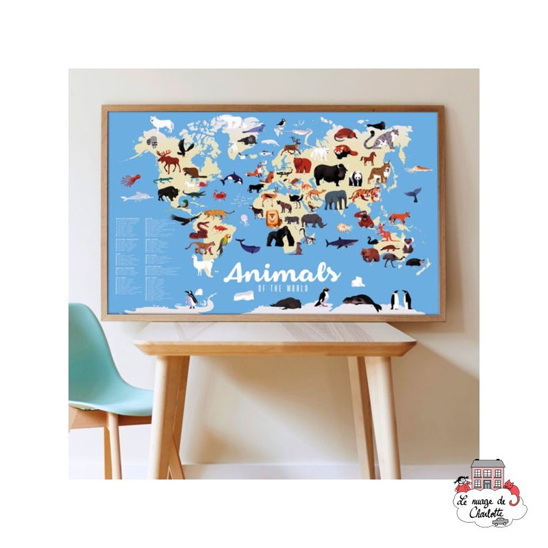 Discovery Stickers - Animals of the world - POP-DIS003 - Poppik - Stickers and gommettes - Le Nuage de Charlotte