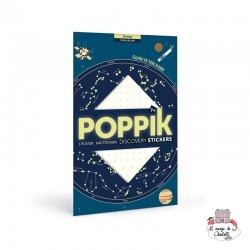 Discovery Stickers - Skymap (Glow in the Dark) - POP-DIS004 - Poppik - Stickers and gommettes - Le Nuage de Charlotte