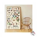 Discovery Stickers - Insectes - POP-DIS007 - Poppik - Stickers et gommettes - Le Nuage de Charlotte