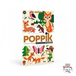Discovery Stickers - Forest - POP-DIS010 - Poppik - Stickers and gommettes - Le Nuage de Charlotte