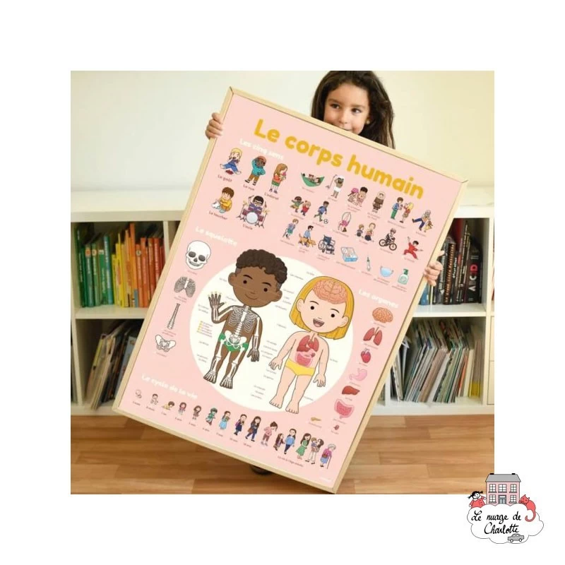 Discovery Stickers - Le corps humain - POP-DIS011 - Poppik - Stickers et gommettes - Le Nuage de Charlotte
