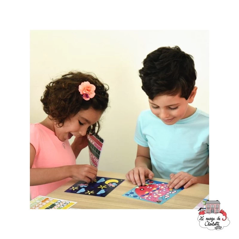 My Sticker Cards - Animals - POP-ANIMAUX - Poppik - Stickers and gommettes - Le Nuage de Charlotte