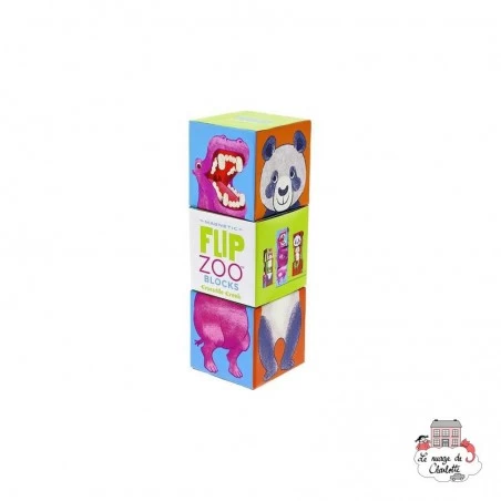 Magnetic Flip Zoo Blocks - Animaux du monde - CCR-2909-3 - Crocodile Creek - Éléments magnétiques - Le Nuage de Charlotte