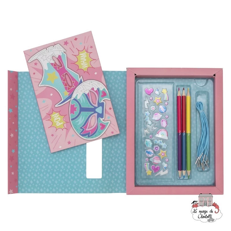 Paper Masks - Power Pack - TTE-6-0604 - Tiger Tribe - Drawings and paintings workshop - Le Nuage de Charlotte