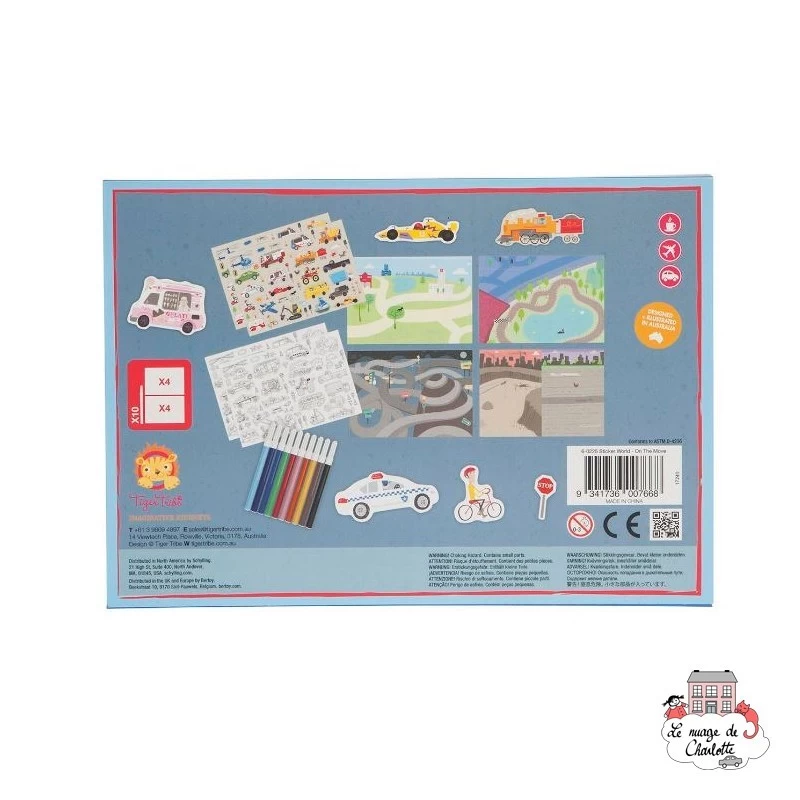 Sticker World - En balade - TTE-6-0225 - Tiger Tribe - Stickers et gommettes - Le Nuage de Charlotte