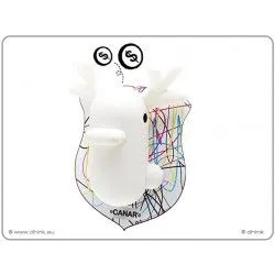 tirelire murale CANAR blanc - REC-CANMURBL - Dhink - Tirelire - Le Nuage de Charlotte