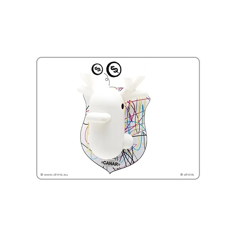 Canar Wall Banker white - REC-CANMURBL - Dhink - Money Box - Le Nuage de Charlotte
