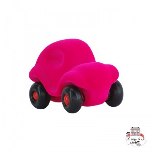Rubbabu Big Car Pink - RUB-36017 - Rubbabu toys - Push along - Le Nuage de Charlotte