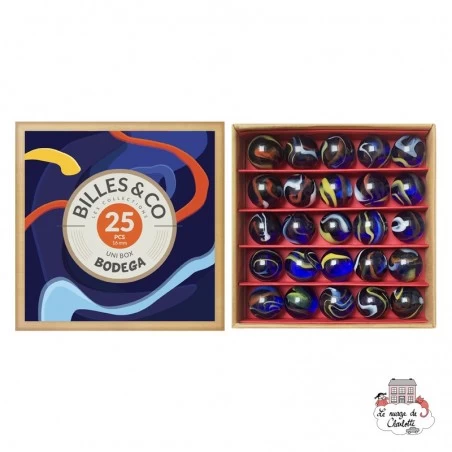 Boîte de Billes - Bodega - Uni Box - B&C-UNIBOX-02 - Billes & Co. - Jeux de Billes - Le Nuage de Charlotte