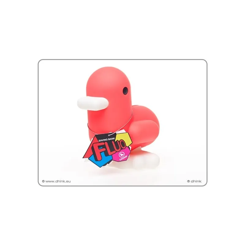 Coinsaver CANAR red - REC-CANROUGE - Dhink - Money Box - Le Nuage de Charlotte