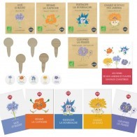 Edible flower kit for children - LPR-K007 - Les Petits Radis - Educational kits - Le Nuage de Charlotte