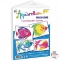Aquarellum Junior - Refill Fishes - STS-650R - SentoSphère - Drawings and paintings - Le Nuage de Charlotte