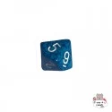D10 - Speckled Water - blue/white - CHE-CHX25106 - Chessex - Dices, bags and other accessories - Le Nuage de Charlotte