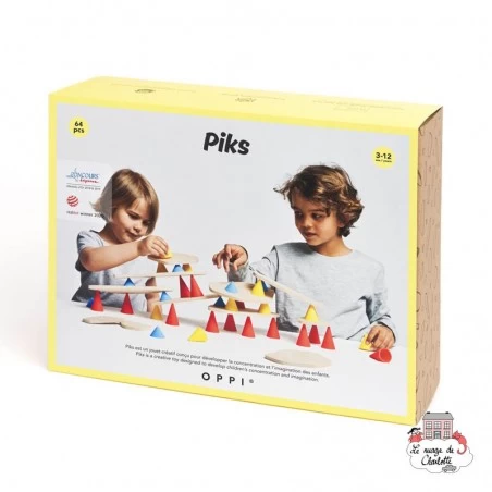 Piks Big Kit - OPPI-OP100 - Oppi - Blocs et planchettes de bois - Le Nuage de Charlotte