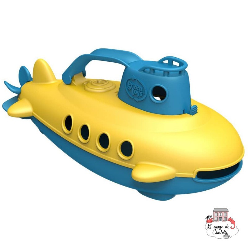 Green Toys Submarine - blue handle - GRT-SUBB1032 - Green Toys - Boats - Le Nuage de Charlotte